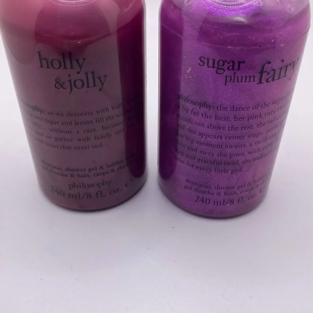 Philosophy Holly&Jolly/Sugar Plum Fairy Shampoo, Shower Gel & Bubble Bath